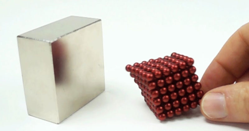 Slow Motion Magnet Collisions at 1000 fps