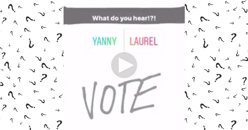 This Year’s “Dress” is Whether You Hear ‘Yanny’ or ‘Laurel’