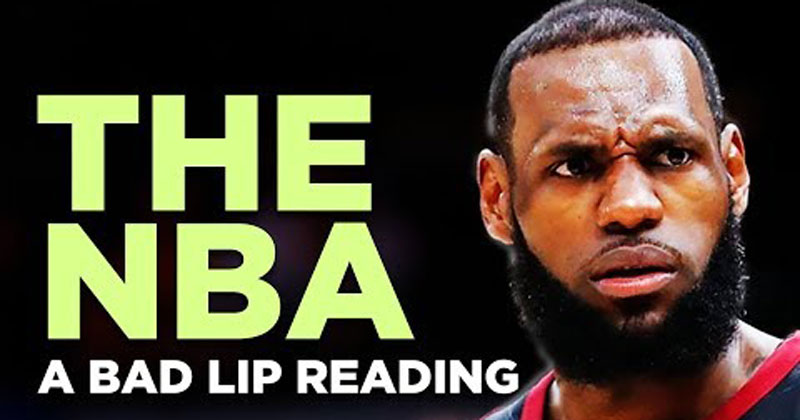 A Bad Lip Reading of the NBA