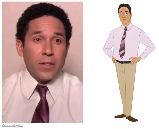 cast of the office as cartoon characters by marisa livingston 22 What Each Character Would Look Like in a Cartoon Version of The Office
