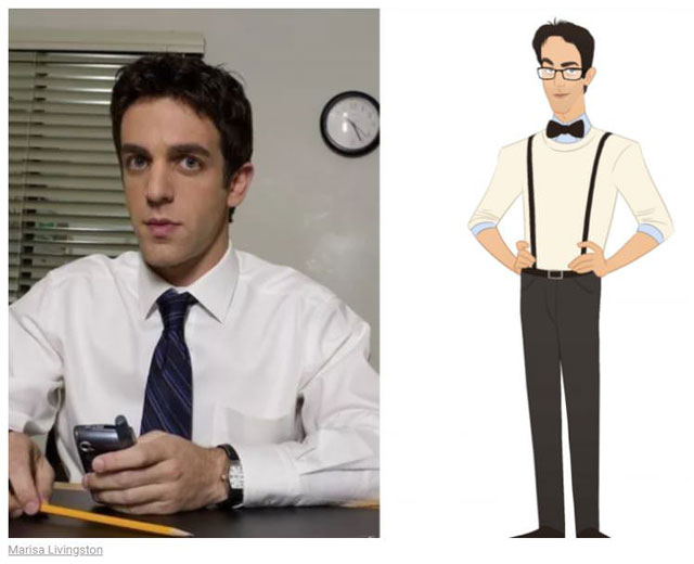 cast of the office as cartoon characters by marisa livingston 25 What Each Character Would Look Like in a Cartoon Version of The Office
