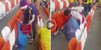 Japanese Fans Clean Stadium After Historic World Cup Win vs Colombia
