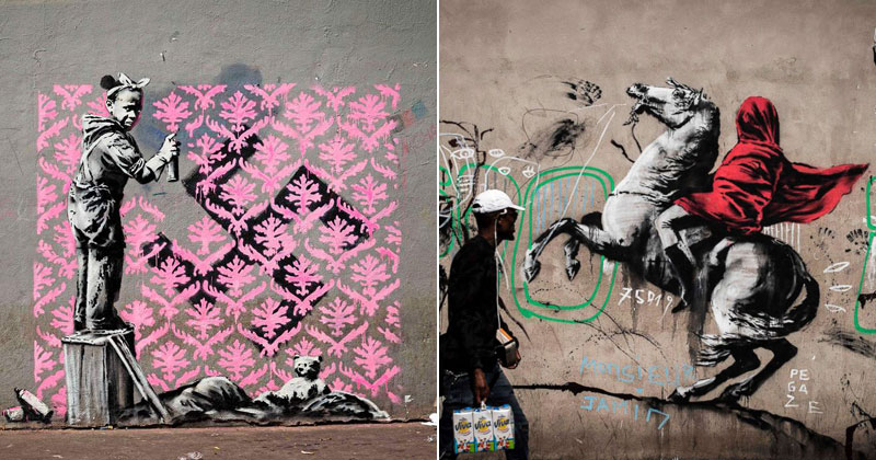Banksy Just Blitzed Paris With At Least 10 New Pieces
