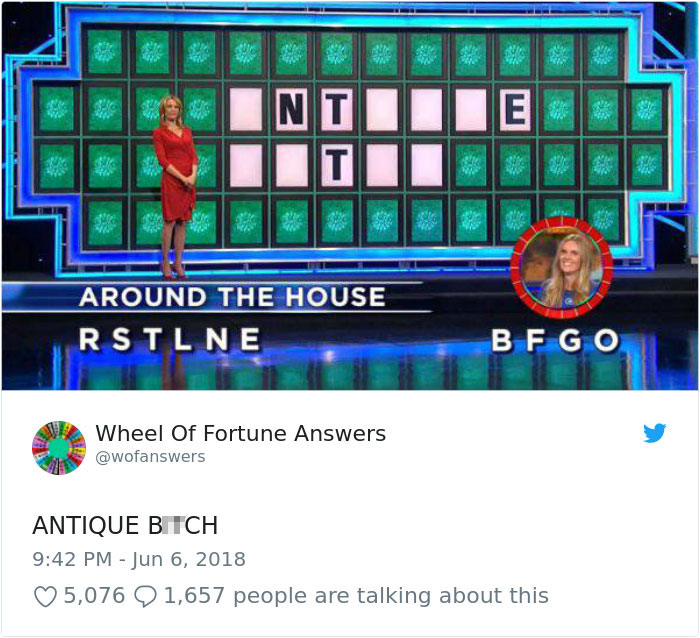 wheel of fortune answers twitter parody account 15 This Wheel of Fortune Parody Accounts Attempts to Solve the Puzzle are Amazing