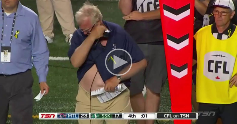 This Coach Trying to Take Off His Headset is What You Need Right Now