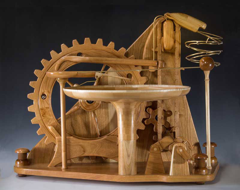 gravity well marble machines by larry marley 6 The Fantastic Gravity Well Marble Machines of Larry Marley
