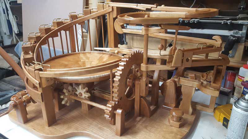 The Fantastic Gravity Well Marble Machines of Larry Marley
