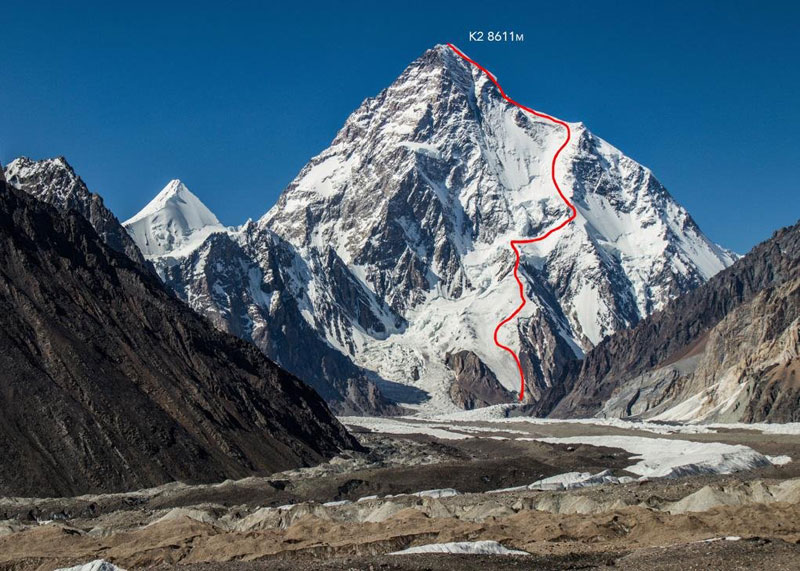 k2 first descent on skis andrzej bargiel red bull july 22 2018 9 First Descent: Polish Mountaineer Andrzej Bargiel Skies Down From the Top of K2