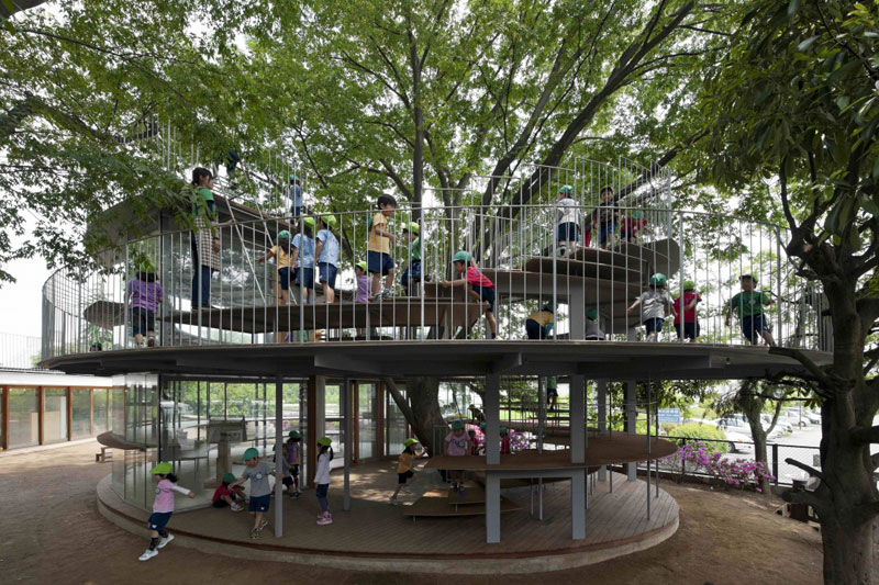 coolest kindergarten ever tezuka architects japan 9 A Japanese Architecture Firm Designed the Coolest Kindergarten Ever