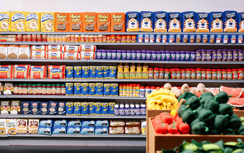 Sparrow Mart, an All Felt Supermarket With 31,000 Handmade Items