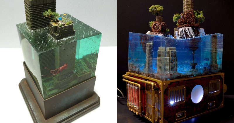 Miniature Post Apocalyptic Cityscapes by Masaki Seki (9 Photos ...