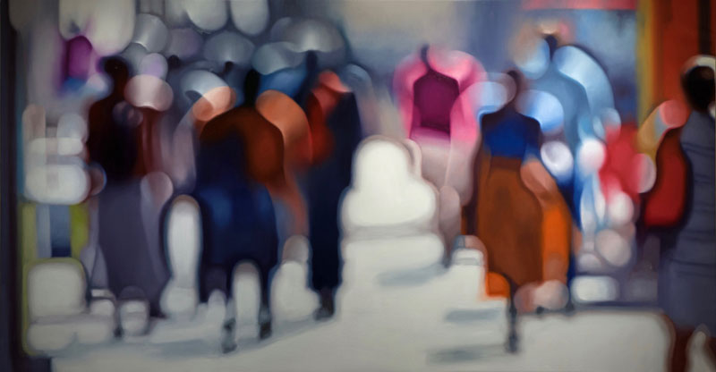 painter philip barlow captures what the world looks like to people with blurry vision 1 Painter Captures What the World Looks Like to People With Blurry Vision