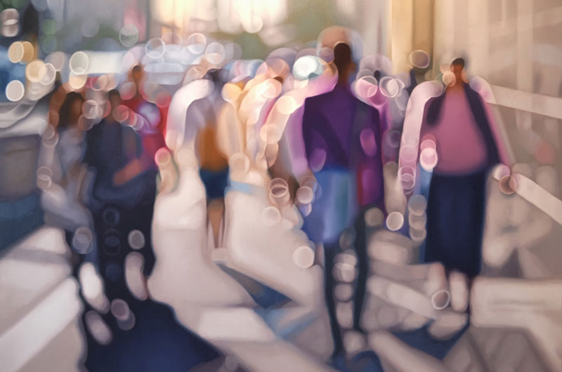 painter philip barlow captures what the world looks like to people with blurry vision 9 Painter Captures What the World Looks Like to People With Blurry Vision