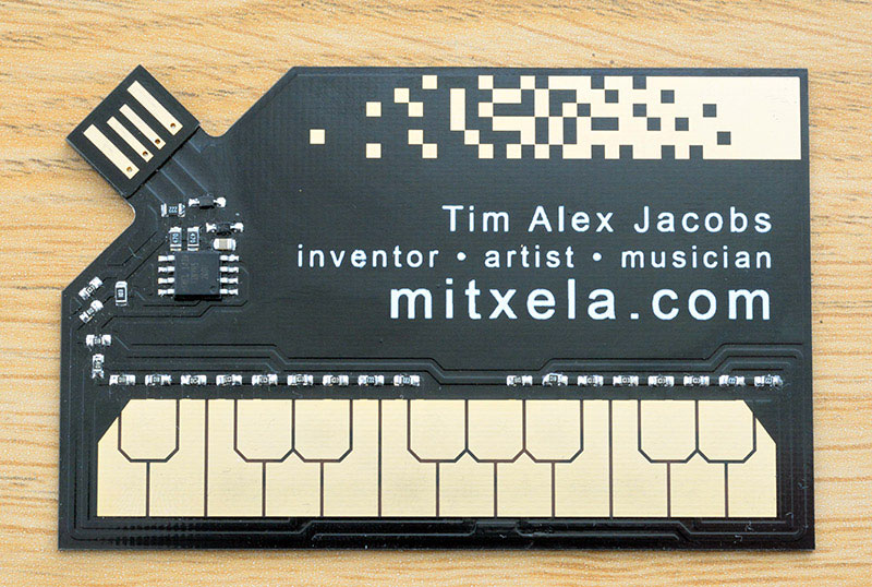 stylophone business card by tim alex jacobs mixtela 8 This Guy Made a Stylophone Business Card That Creates Electronic Music