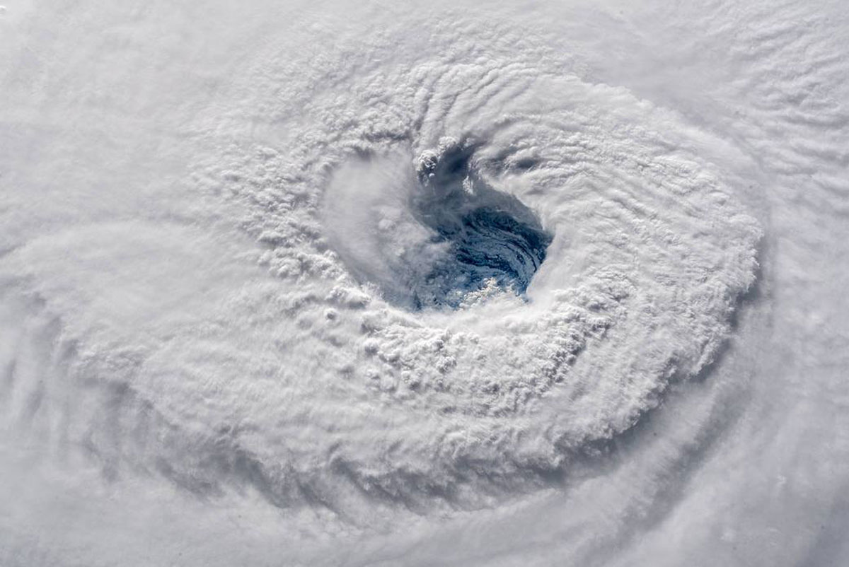 hurricane florence from space 1 Hurricane Florence Looks Terrifying from Space (11 Photos)