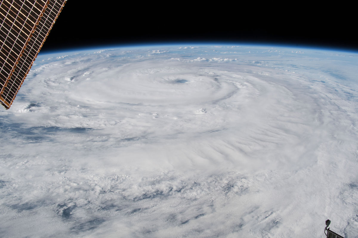 hurricane florence from space 4 Hurricane Florence Looks Terrifying from Space (11 Photos)