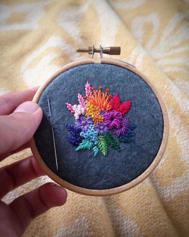 needle painting embroidery by vera shimunia 10 The Amazing Needle Painting of Vera Shimunia (15 Photos)