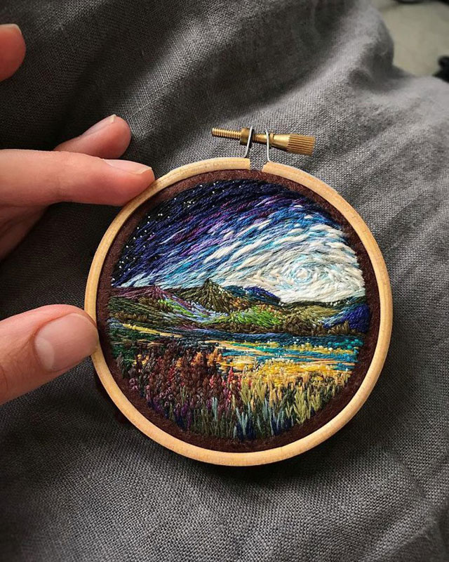needle painting embroidery by vera shimunia 15 The Amazing Needle Painting of Vera Shimunia (15 Photos)