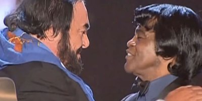 That Time Pavarotti and James Brown Got Together For an Unforgettable Duet