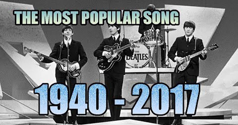 The Most Popular Song of Each Year (1940-2017)