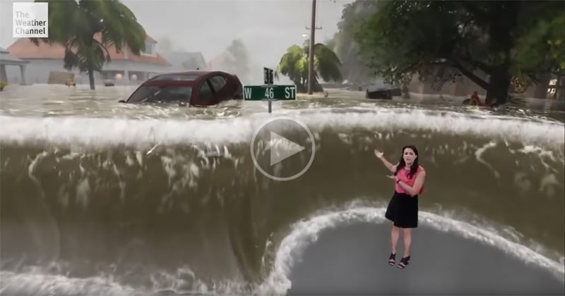The Weather Channel's New Green Screen Tech is Impressive