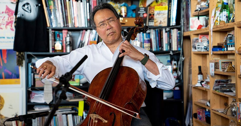 Yo-Yo Ma Did a Tiny Desk Concert and Now It's Raining on My Face