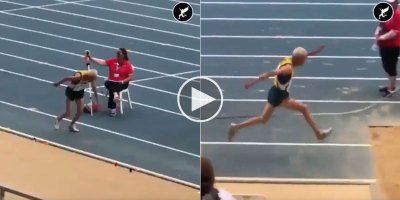 90 Year Old Man Does Amazing Triple Jump