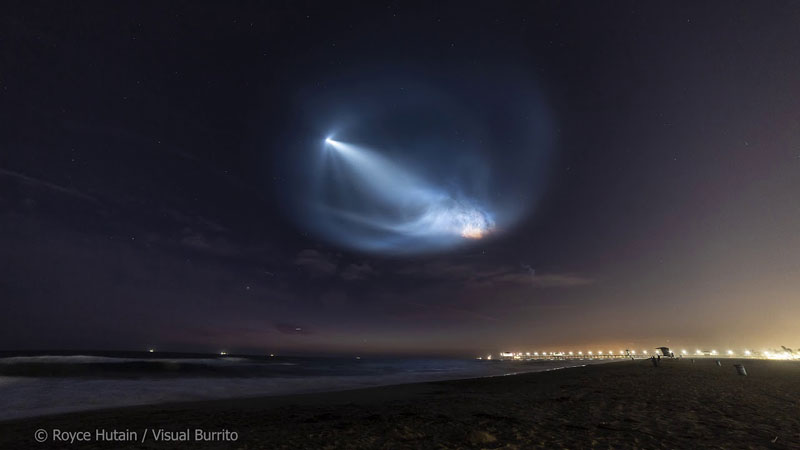 best photos vids and timelapses from spacex launch over la 7 The Best Photos, Videos, and Timelapses from SpaceXs Launch Over LA