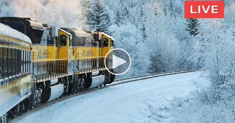 If You Need a Break There’s a 24/7 Live Stream of a Train Going Across Norway