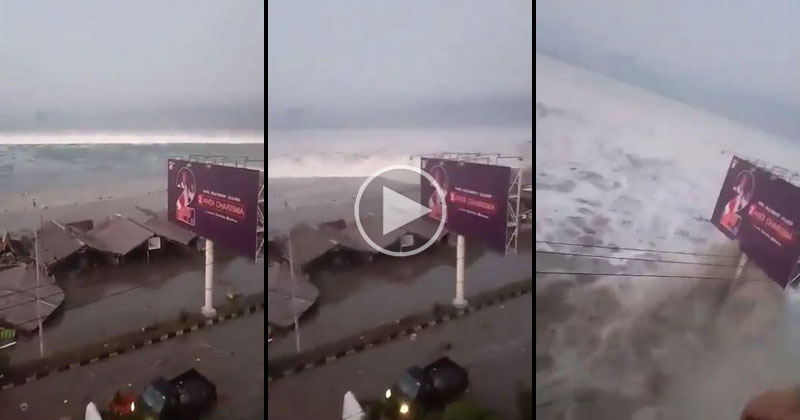 real tsunami footage