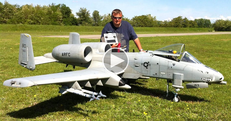 This Giant Remote Controlled A-10 Warthog is Awesome