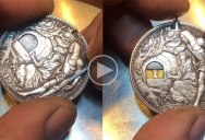 This Custom Engraved Sword Coin by Roman Booteen is Awesome