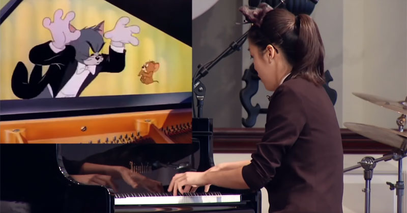 16 Year Old Yannie Tan’s Live Rendition of Tom & Jerry’s Cat Concerto is Perfect