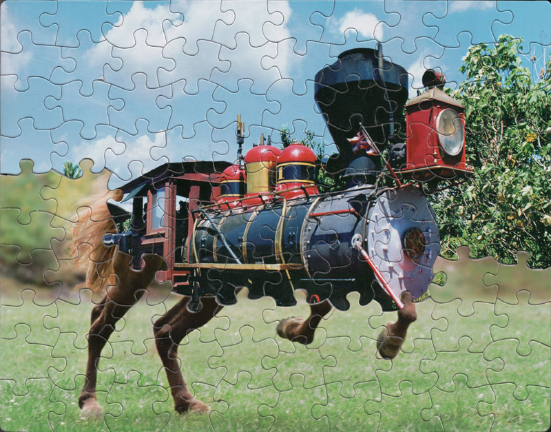 Jigsaw Puzzle Mashups by Tim Klein (9 Photos)