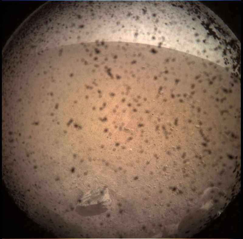 nasa insight lander on mars 1 Travelled 300 Million Miles, Took This Pic