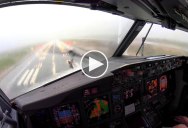 [4K Pilot POV] Landing in an Intense Thunderstorm at Palma de Mallorca