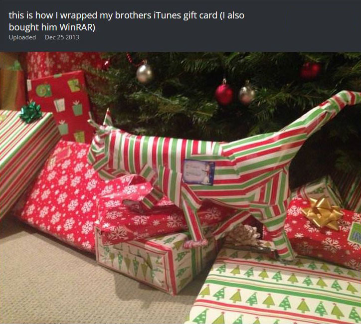 funny disguised christmas gifts 4 People Disguising Their Christmas Gifts is My New Favorite Thing