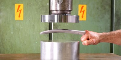 Hydraulic Press vs Adamantium Claws