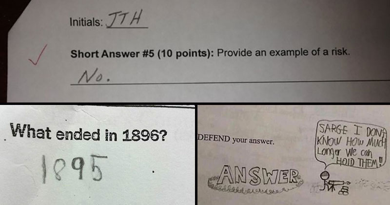 25 'Inspired' Test Answers That Show The Kids Are Going To Be Alright »  TwistedSifter