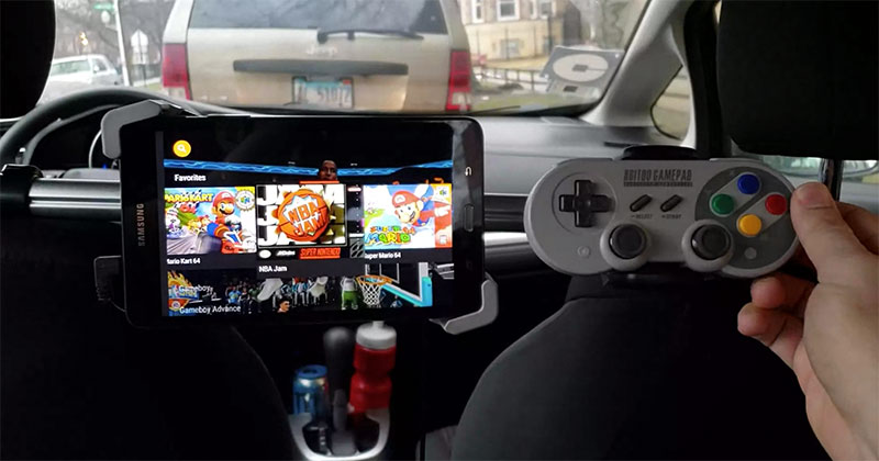 uber driver puts in gaming console for riders 5 Best Uber Ever? Driver Installs Gaming Console for Riders