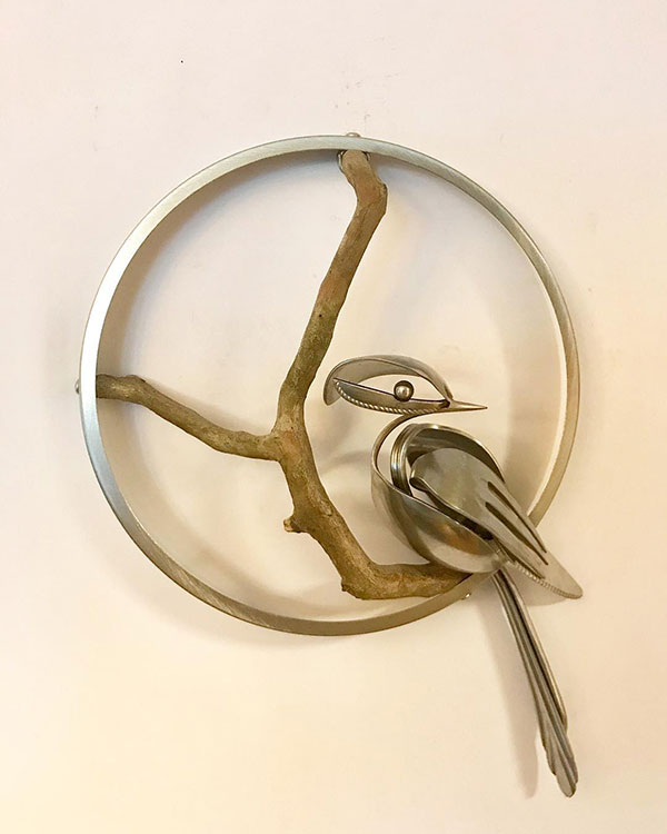 Matt Wilson Upcycles Old Utensils Into Beautiful Birds (23 Photos ...