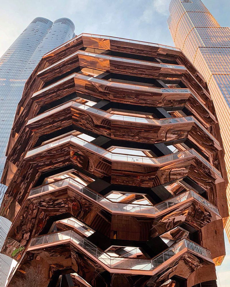 endless staircase in new york hudson yards vessel heatherwick 8 New Yorks Touristy New Public Space is a Giant Endless Staircase