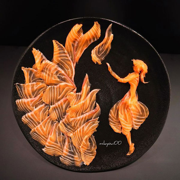this chef plates the most beautiful sashimi art ive seen mikyou instagram 21 This Chef Plates the Most Beautiful Sashimi Art Ive Seen