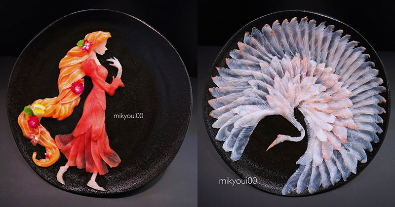 This Chef Plates the Most Beautiful Sashimi Art I’ve Seen