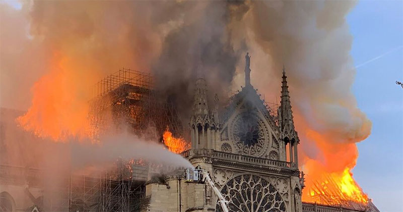 Notre Dame’s In Flames and the Videos Are Heartbreaking