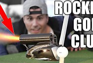 An Ex-NASA Engineer Built the Most Awesome Rocket Powered Golf Club
