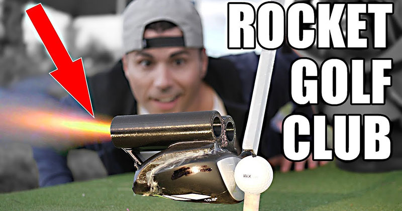 An Ex-NASA Engineer Built the Most Awesome Rocket Powered Golf Club