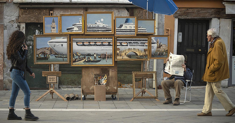 Banksy Crashes the Venice Biennale