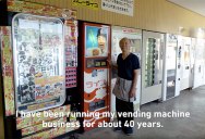 Japanese Farmer Grows His Own Rice For His Lone Curry Vending Machine