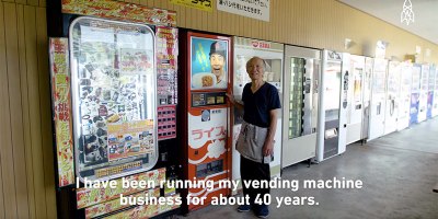 Japanese Farmer Grows His Own Rice For His Lone Curry Vending Machine